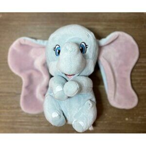 Disney Dumbo Elephant Ty Sparkle Plush Stuffed Animal Toy Soft Floppy Ears Cozy